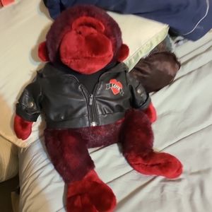 081125 Dan Dee Wild Thing Gorilla Leather Jacket, Hearts,  Love,  Plush, Big, &